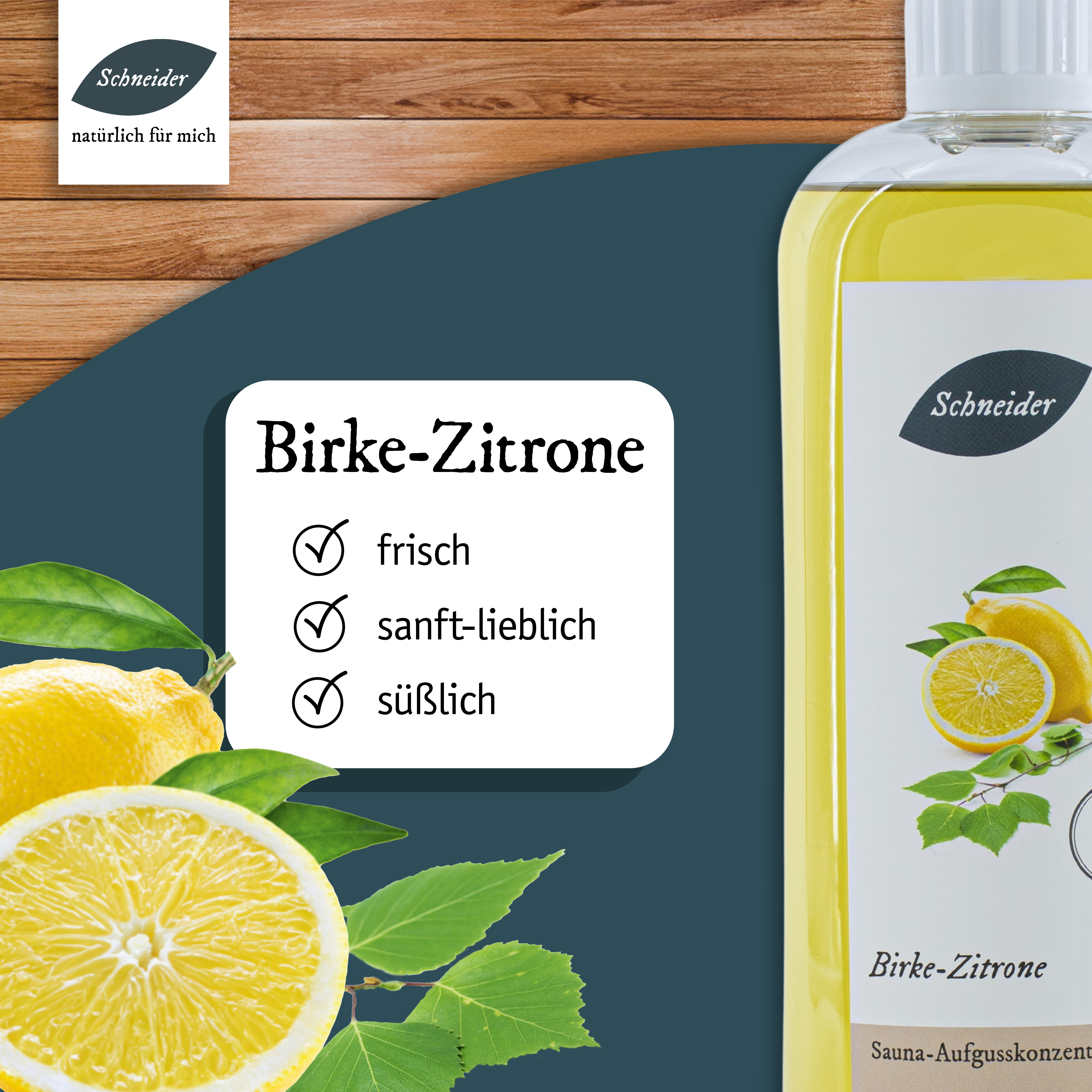 Saunaaufguss Birke-Zitrone (Aufgusskonzentrat) 250 ml