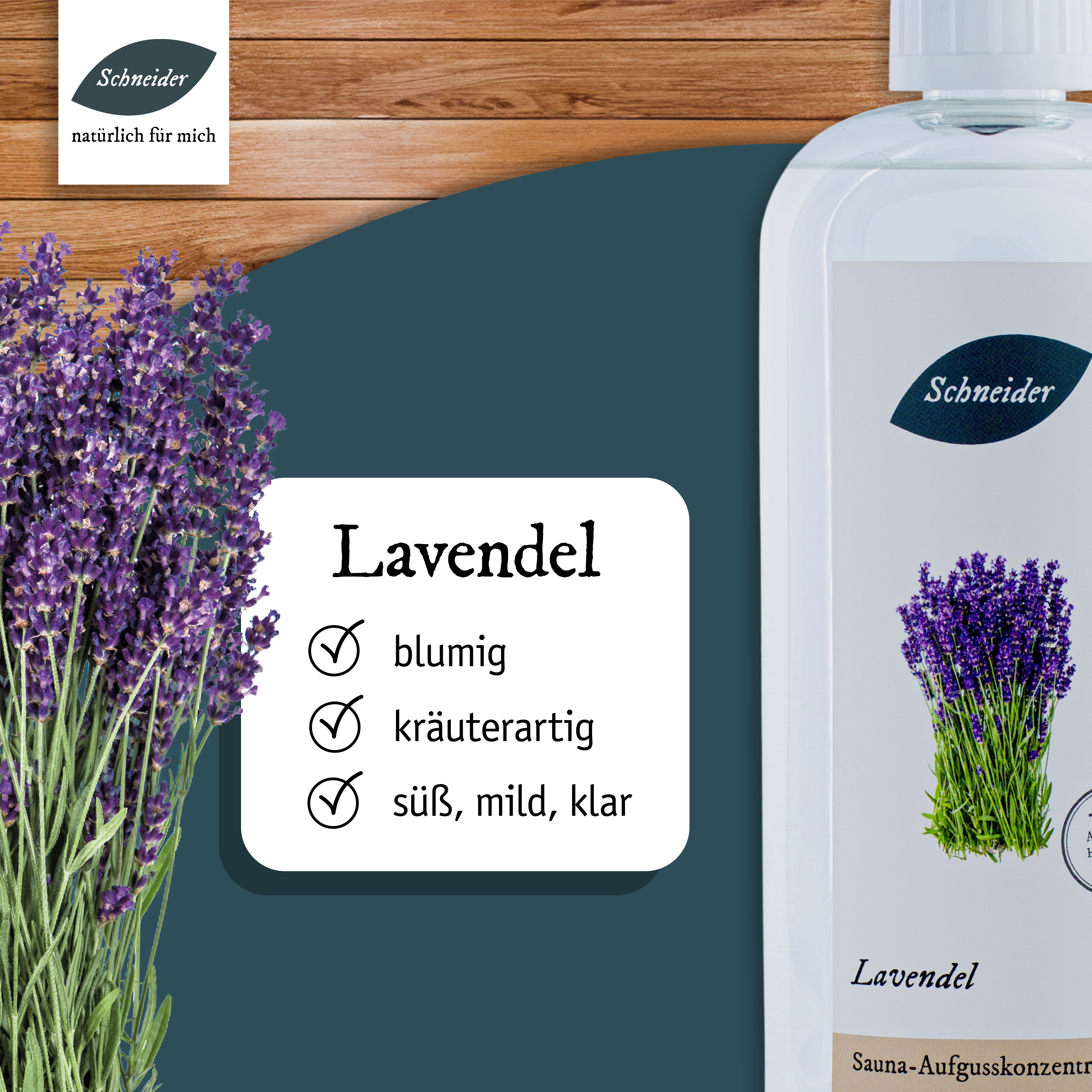 Saunaaufguss Lavendel (Aufgusskonzentrat) 20 ml