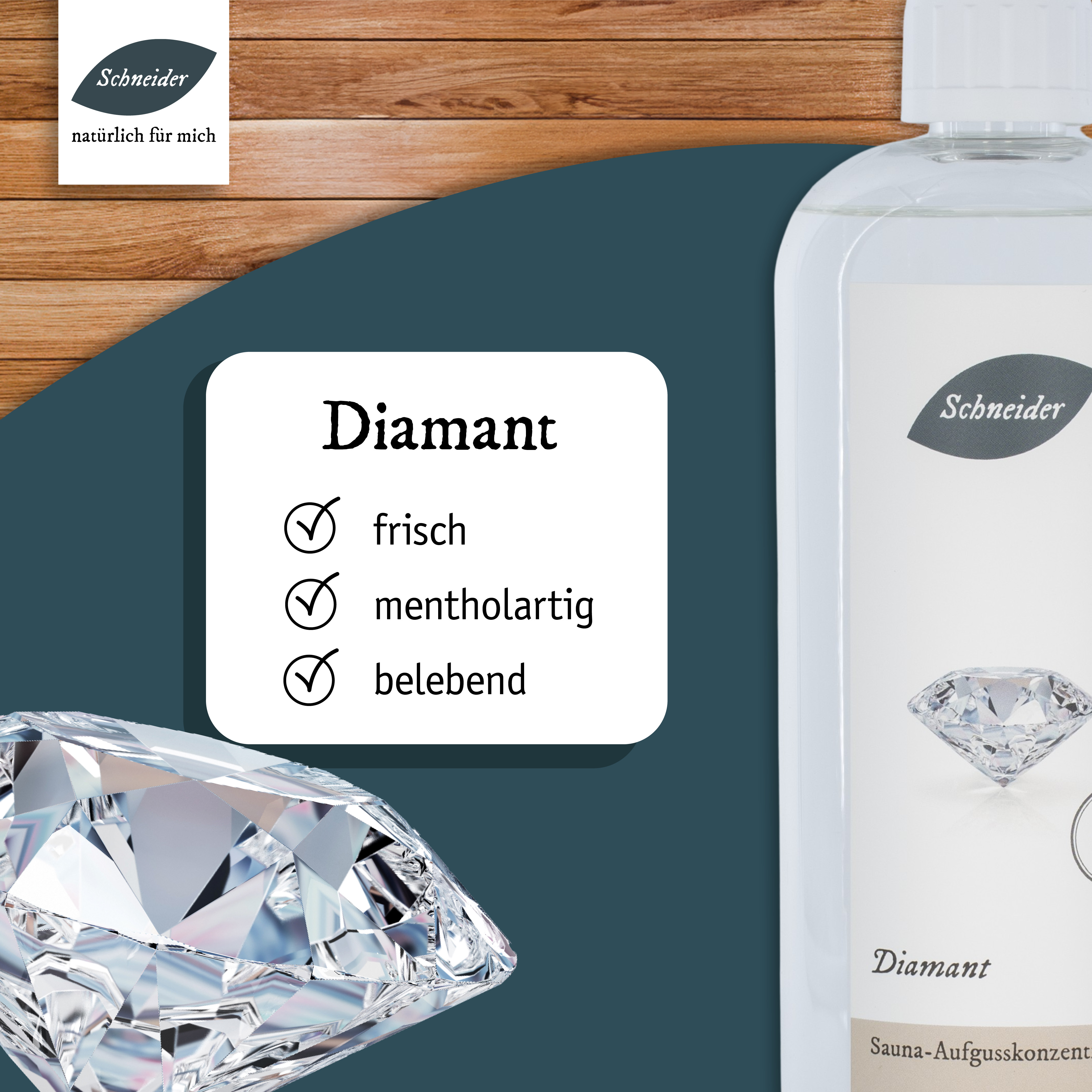 Saunaaufguss Diamant (Aufgusskonzentrat) 250 ml