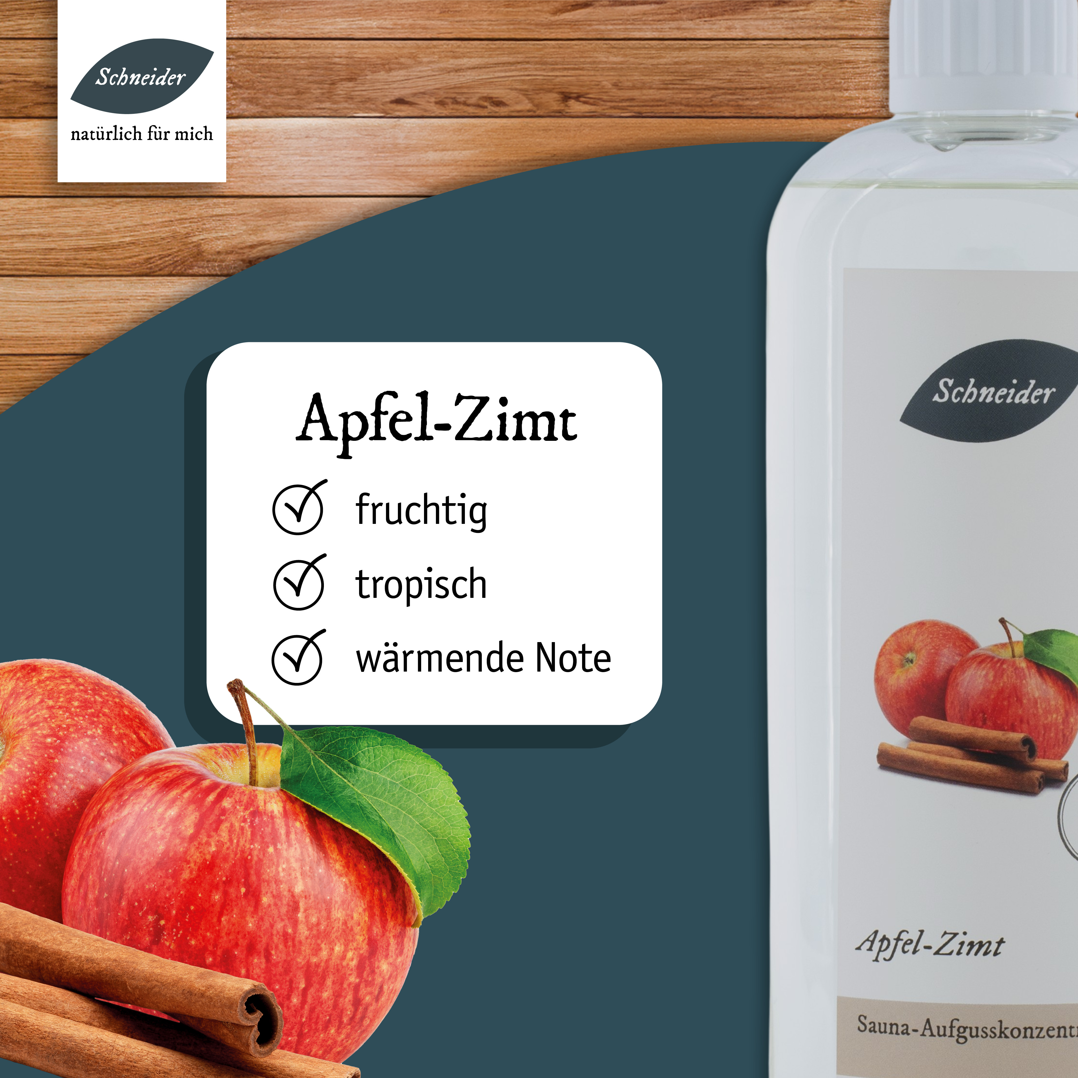 Saunaaufguss Apfel-Zimt (Aufgusskonzentrat) 250 ml